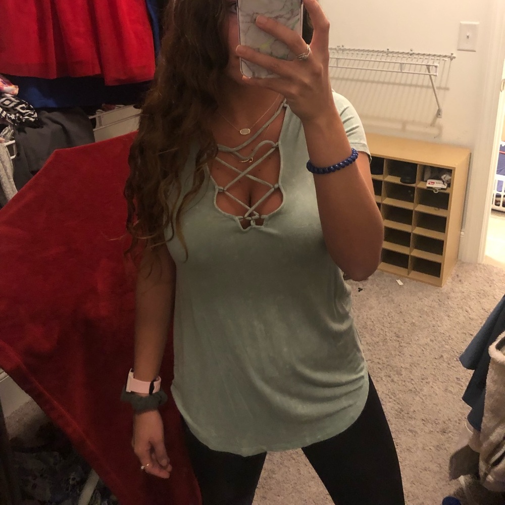 American eagle Soft and Sexy v neck shirt
